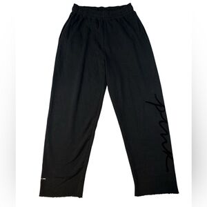 VS PINK × Chloe x Halle Black Wide Leg Sweatpants Women’s M